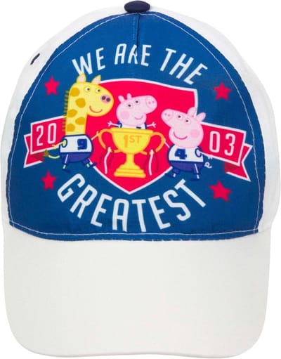 Witte pet van Peppa George, 52 cm