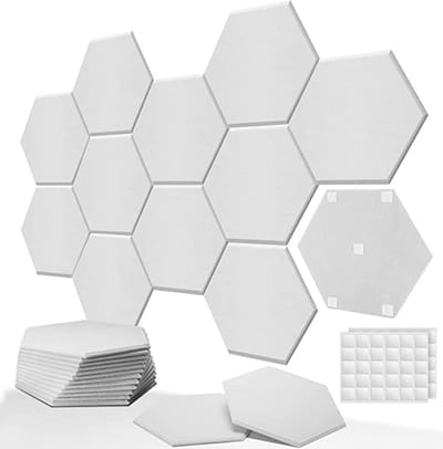 Geluiddempende bekleding - Isolatieplaten - Sound-absorbing upholstery - Akoestische schuimtegels, geluiddichte studioschuimen - soundproof studio foams -Sound dampening 12