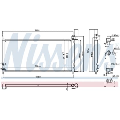 Condensator, airconditioning NISSENS 940361