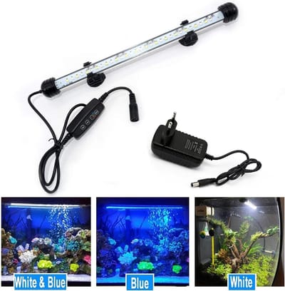 Aquarium Led Verlichting - Lichtblauw en Wit - Timer - Lengte 28 cm