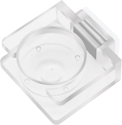 Dailygoods- Spinnenvoederbak Transparant - Acryl - Magnetisch - Voor Tarantula - Dierenvoeder - Klein formaat - Voederbak