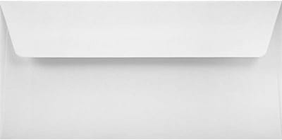 Witte enveloppen DIN lang 11x22cm voor uitnodigingen en kaarten