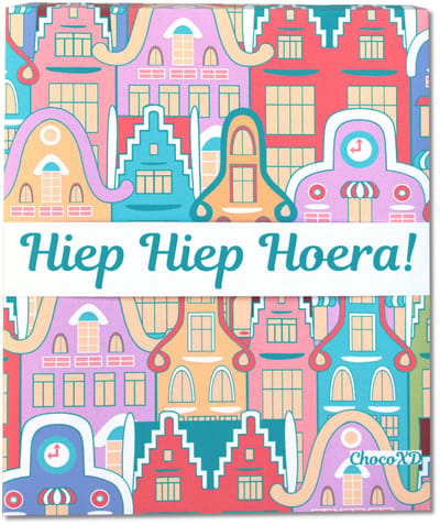 Gefeliciteerd cadeau -Verjaardag chocolade - Celebration gift - Geslaagd gift - Fairtrade chocolade - Brievenbuspakket - Handgemaakte chocolaatjes - Natuurvriendelijke geschenkdoos