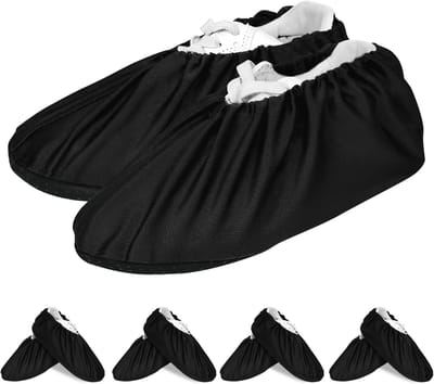 Famanu – Schoenhoezen herbruikbaar, 4 paar, waterdicht, antislip, bescherming schoenen, modder, binnen en buiten