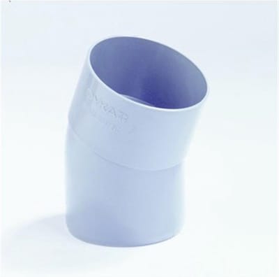 Afvoer pvc lijm - Bocht 22,5° - mof/spie - 70mm