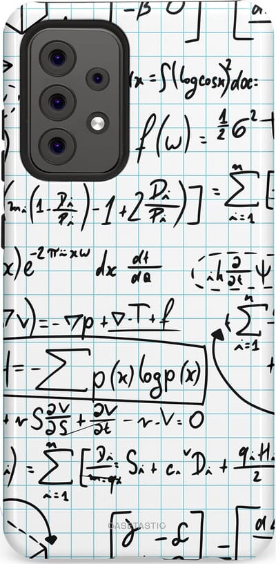 Casetastic Hoesje Geschikt voor Samsung A52 (4G/5G/s) - Stijlvolle Beschermende Duo-layer Case - Formule Logisch