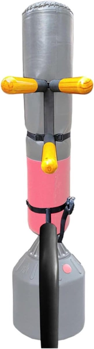 Houten Trainings Dummy - Vechtsport Uitrusting - Techniek Verbeteren - Veerbelaste Arm - 30cm Hand Lengte - Houtkleur