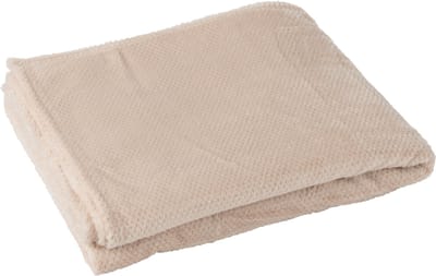 J-Line deken Snuggle - polyester - lichtroze