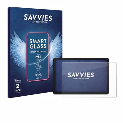 2 Stuks Savvies Screenprotector - geschikt voor Samsung Galaxy Tab A9 Plus / A11 Plus WiFi / 5G - beschermfolie glas transparant