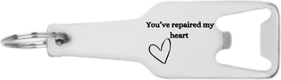 Akyol - you've repaired my heart flesopener - Quotes - familie vrienden - cadeau - 105 x 25mm