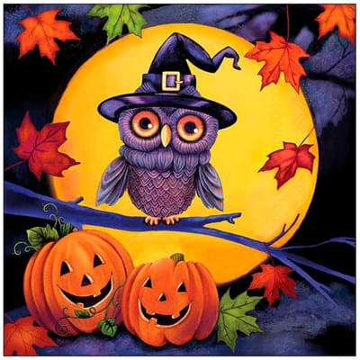 Ambiente papieren halloween servet 33 x 33 cm 20 stuks