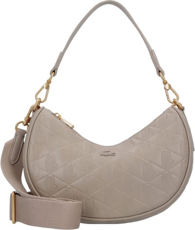 LACOSTE Schoudertas Maheki Moon Bag Simply Taupe