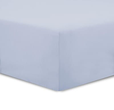 VISION Hoeslaken - 100% katoen - 180x200 cm - Lichtgrijs - Toppermatras: hoek van 15cm - Tweepersoonsbed - Oekotex gecertificeerd