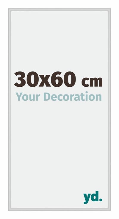 Your Decoration - Fotolijst 30x60 cm - Aluminium - Zilver Mat - Miami