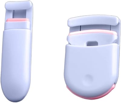 Wimperkruller (2 stuks) - Krulhoek met brede hoek en gedeeltelijke krul - Inclusief vervangende kussentjes - Compact en draagbaar, geschikt voor op reis en dagelijks gebruik
