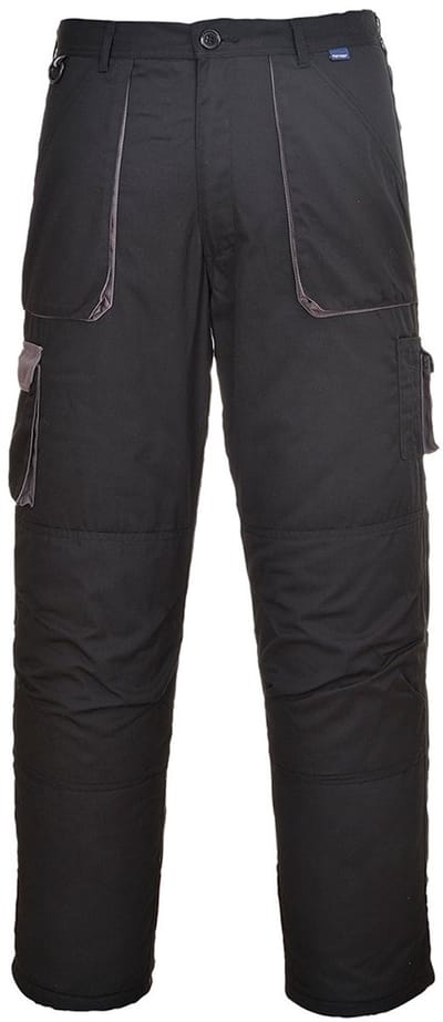 Portwest Portwest Texo Contrast Broek TX11 - Zwart Lang - XXL