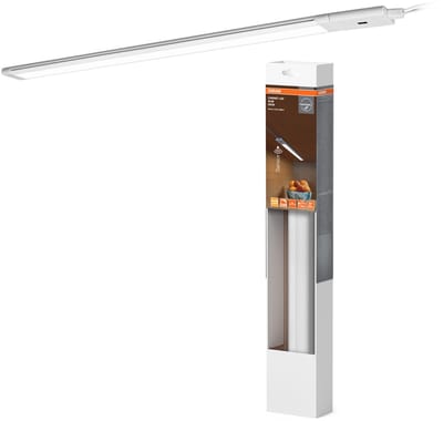 OSRAM vlakke lineaire laagspannings onderkastverlichting met sensor 500mm, onderkastverlichting in wit, IP20-bescherming voor gebruik binnenshuis