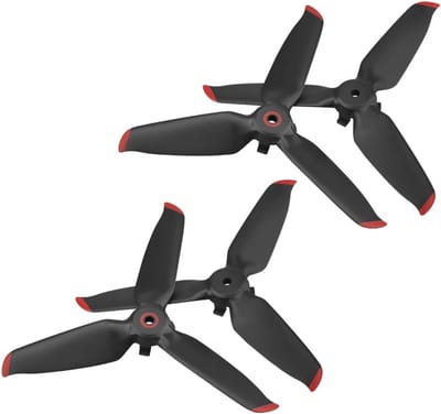 2 Pairs FPV Propellers voor Drone, Geschikt voor Quadcopter met 4K Camera - Ideaal voor Vliegervaring en Display, Rood Design