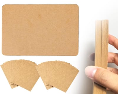 NTH products- Ansichtkaarten 40 stuks - Blanco Kraftpapier - 300 g/m² - A6 - Kaarten om zelf vorm te geven - Voor uitnodigingen/visitekaartjes - Kaartjes