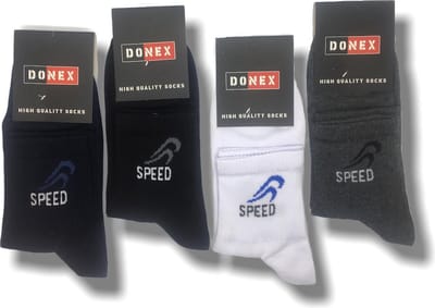 Quarter sneakersokken - 6 Paar - Katoen - Speed - Maat 39-42
