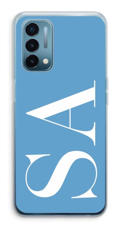 Gepersonaliseerd - Case Company® - Hoesje geschikt voor OnePlus Nord N200 5G hoesje - Monogram N°2 - Soft Cover Telefoonhoesje - Bescherming aan alle Kanten en Schermrand
