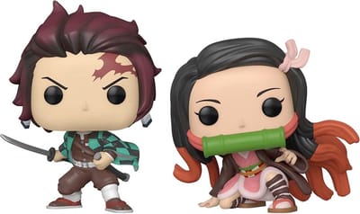 Funko Demon Slayer: Kimetsu no Yaiba - POP! Animation 2-Pack Tanjiro & Nezuko Special Edition Verzamelfiguur - Multicolours