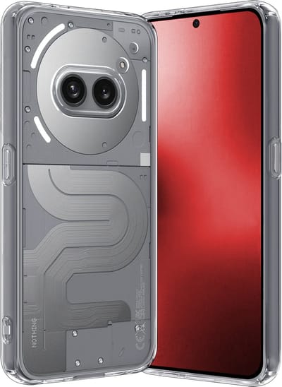 Hoesje - Geschikt voor Nothing Phone (2a) - Sterk & Shockproof - Hoes Cover - Siliconen Case - Transparant
