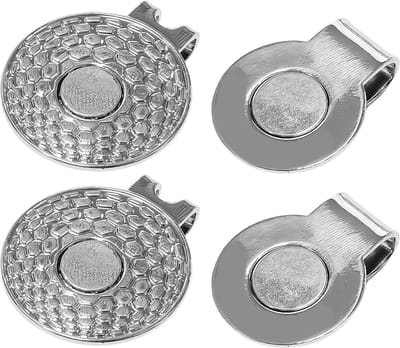 Dailygoods- Cap Clips Magnetisch - Golf Accessoires - Verstelbaar - Metaal - 4 Stuks - Geschikt Voor Hoeden/Zakken/Riemen - Golfaccessoires