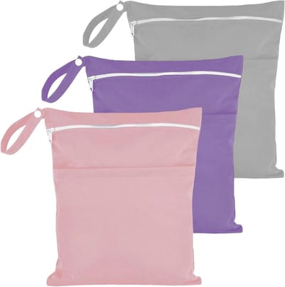 Waterdichte Zwemtas met Twee Vakken voor Natte Badkleding - Herbruikbare Yoga Tas - Strandhanddoeken Opbergzak (36 x 30 cm)