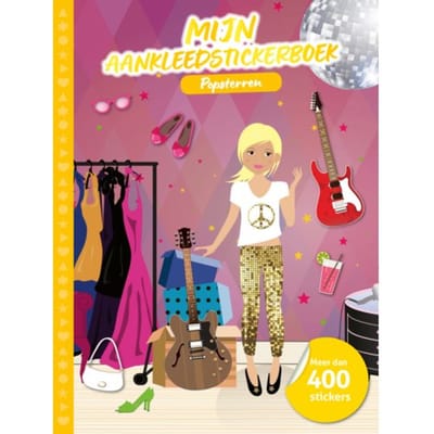 Mijn Aankleedstickerboek: Popsterren - Fashionistas