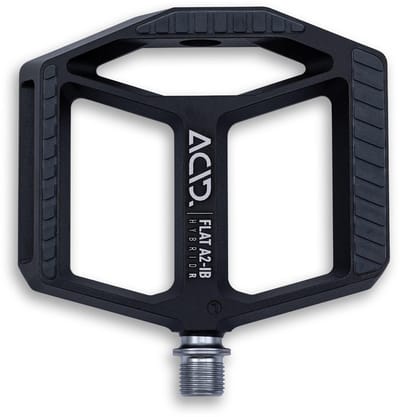 ACID Platte Pedalen A2-IB HYBRID R BLACK