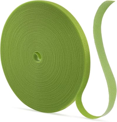 Verstelbare Plantenbinders 12 mm - Klittenband voor Tuin en Outdoor - Zelfklevend en Herbruikbaar - 20 m Lange Plantenfixatiekabel