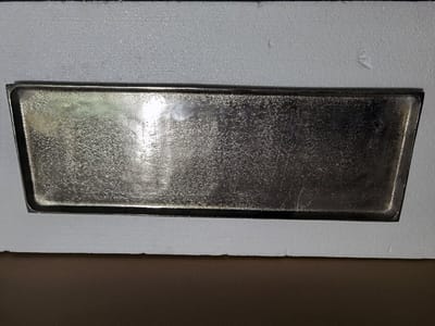 Schaal - XL - Aluminium - Decoratie - Zilver - 74x25.5x2.4cm - RAW - Sfeervol