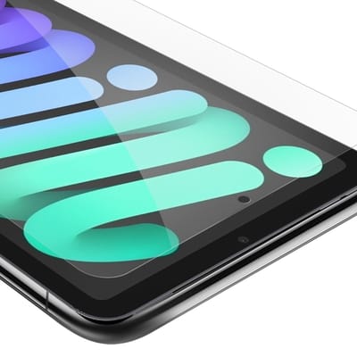 Cadorabo Screenprotector geschikt voor Apple iPad MINI 6 (8.3 Zoll) in KRISTALHELDER - Gehard (Tempered) display Film beschermglas in 9H hardheid met 3D Touch
