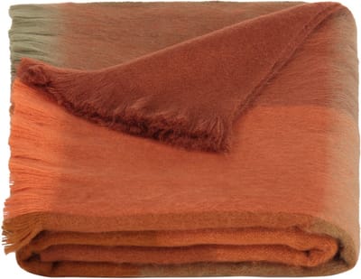 Scarf Blocked Cinnamon, Terracotta and Brown
