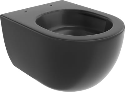 Mexen Carmen wc-pot Rimless Tornado, zwarte mat - 3388XX85T
