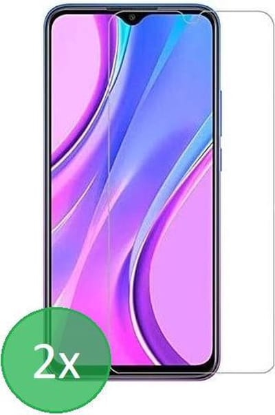 Geschikt Voor: Xiaomi Redmi 9C - 2x Screenprotector - screen protector - glas - bescherm - beschermglas