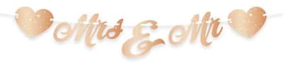 Folat - Letterslinger Mr & Mrs Rose Gold