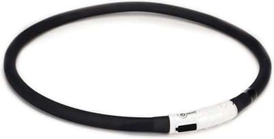 Beeztees Safety Gear Dogini - Halsband Hond - Zwart - 70 cm