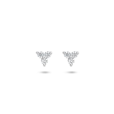 Zilver Gerhodineerd Oorknoppen Zirkonia 1335193
