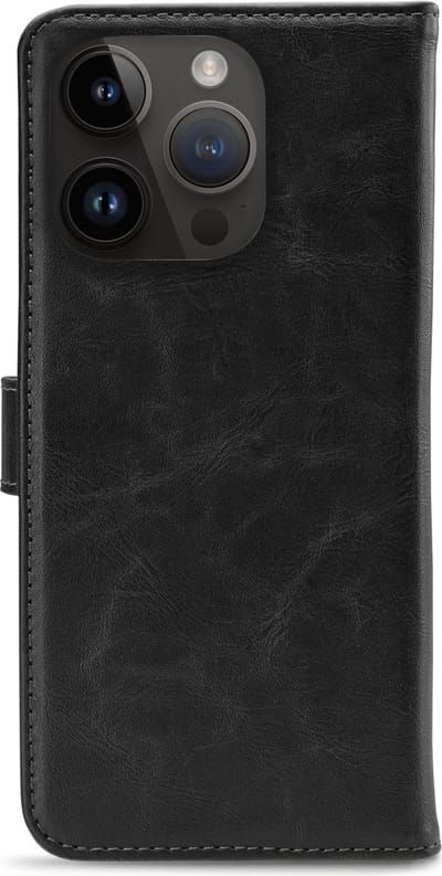 My Style Telefoonhoesje geschikt voor Apple iPhone 14 Pro Max Hoesje | My Style Flex Wallet Bookcase Portemonnee | Pasjeshouder voor 3 Pasjes | Telefoonhoesje voor Pinpas / OV Kaart / Rijbewijs - Zwart