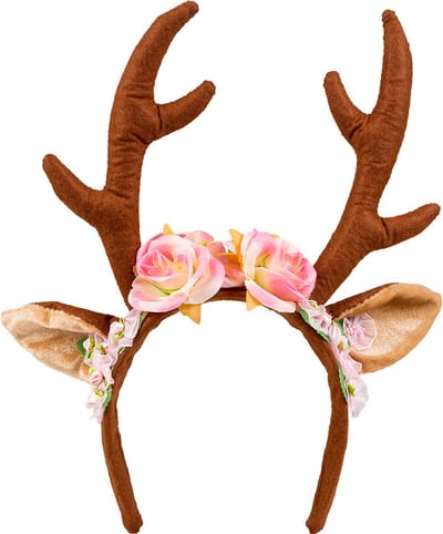 Boland - Diadeem Lovely reindeer - Één maat - Volwassenen - Vrouwen - Dieren - Fantasy - Elfje - Rendier