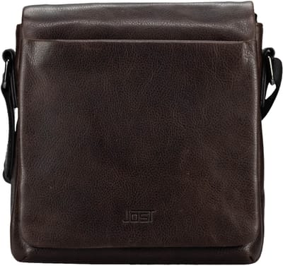 JOST schoudertas London Crossbody Bag Brown donkerbruin