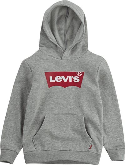 Levi´s ® Kids Batwing Screeenprint Hoodie Grijs 8 Years Jongens