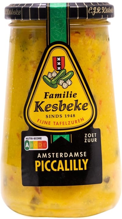 Kesbeke Piccalilly - Amsterdamse tafelzuren - 6 potten x 37 cl