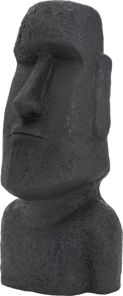 Relaxwonen - Tuinbeeld - Paaseiland - Moai - Design - Zwart