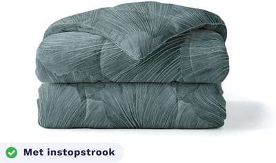 Zelesta Pure Design Katoen Dekbed - Botanical Green 140x200cm