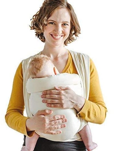 Babydraagdoek Geweven - Baby Sjaal - Dichtbij Je Baby - 100% Biologisch Katoen - 470 cm - Beige