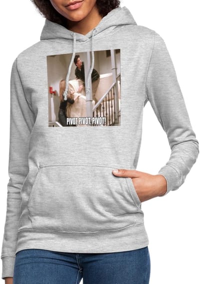 Friends Piivot Meme Hoodie Dames
