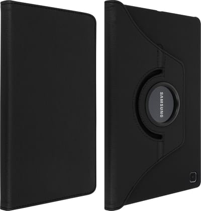 Avizar Hoesje Geschikt voor Samsung Galaxy Tab A7 10.4 2020 360° Draaibare Standfunctie, Zwart